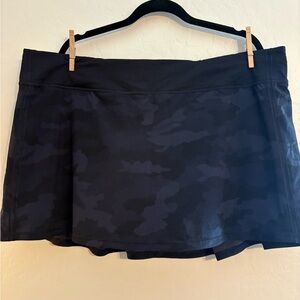 lululemon athletica Black/Camo Athletic Skort